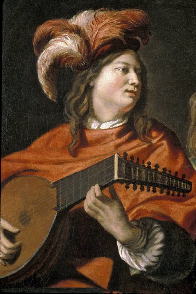 The Concert (detail) by Mathieu Le Nain by Unknown